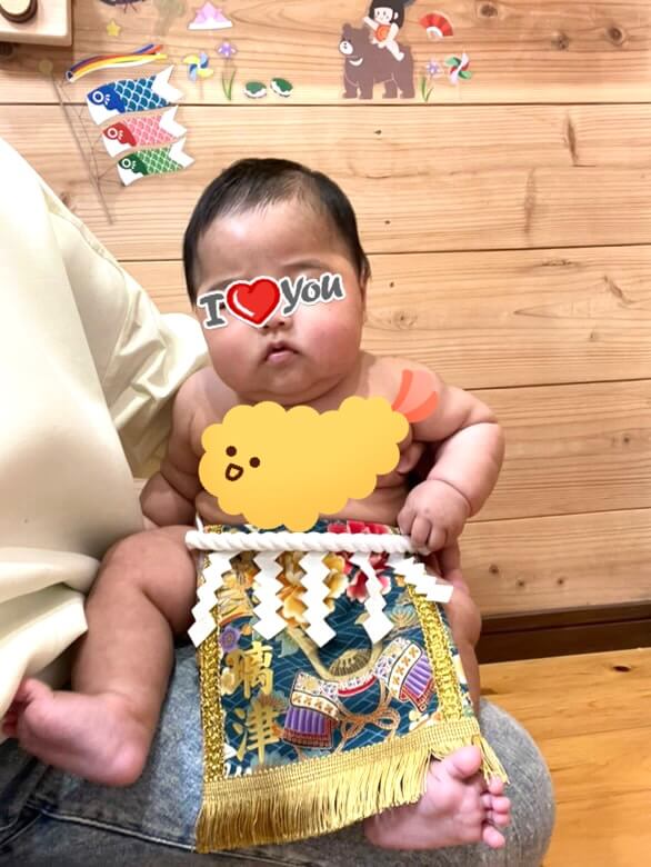 20250508赤ちゃん化粧まわし着画像2