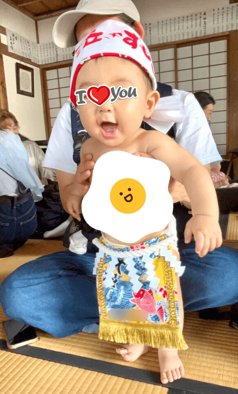 20250724赤ちゃん化粧まわし着画像1