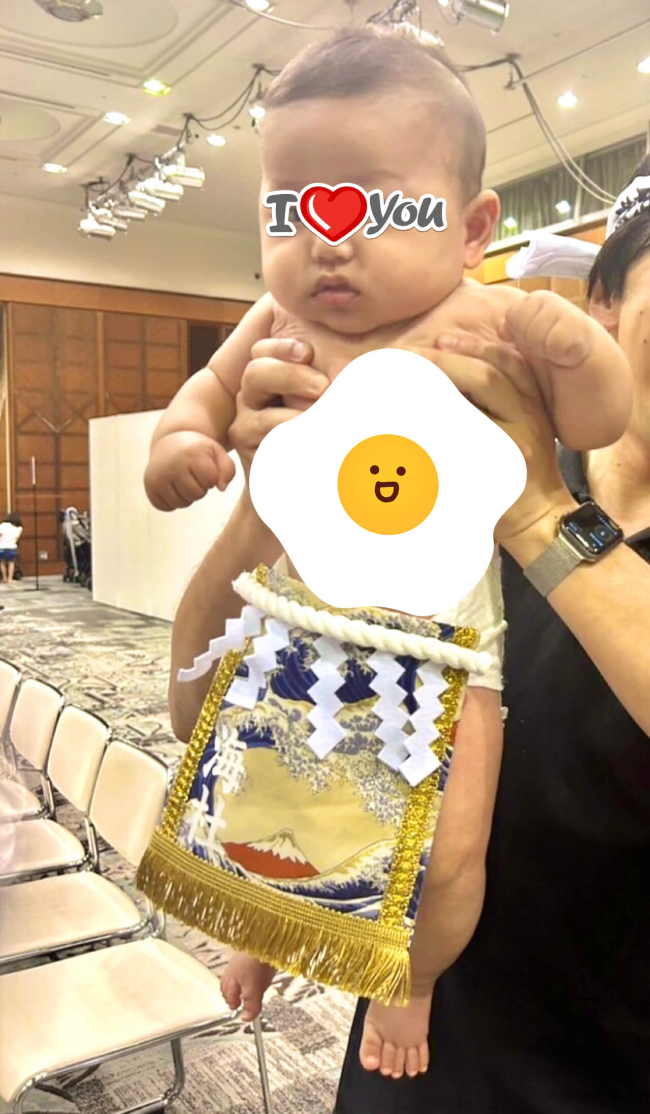 20250912赤ちゃん化粧まわし着画像1