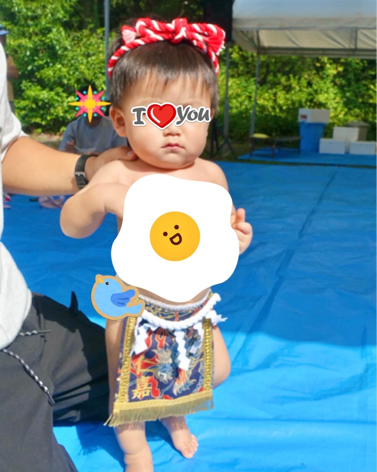 20251114赤ちゃん化粧まわし着画像1