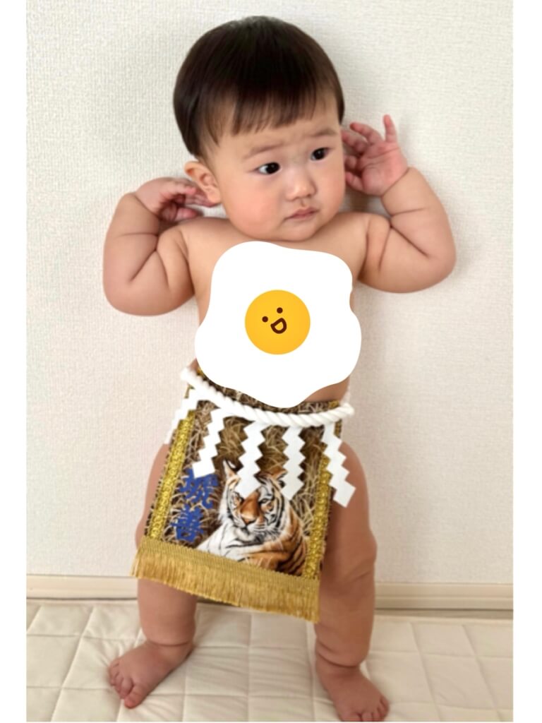 20251119赤ちゃん化粧まわし着画像2