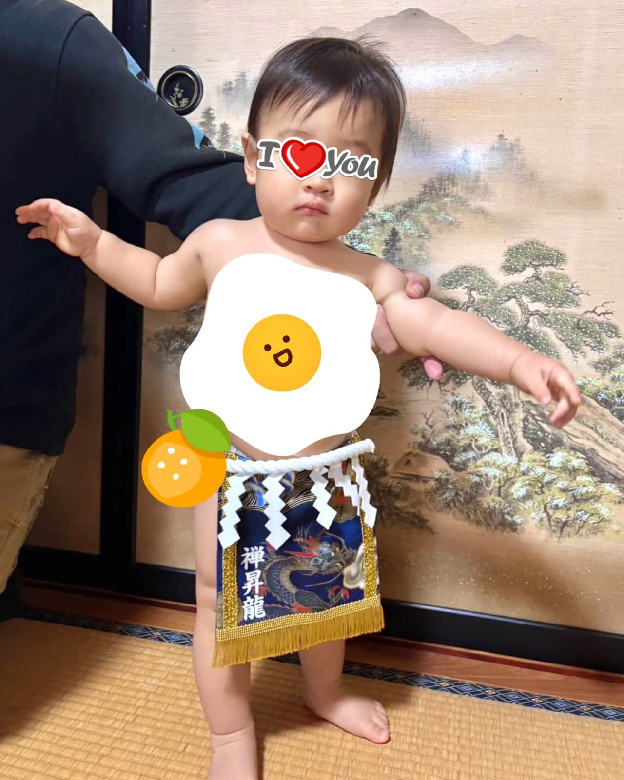 20260117赤ちゃん化粧まわし着画像1